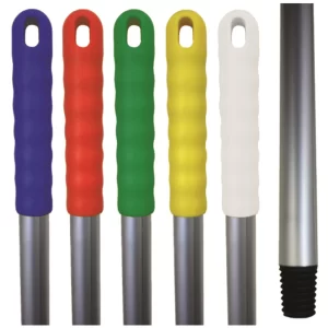 Aluminium Cleaning Handles 135cm – Colour Coded