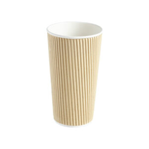 16oz Kraft Triple Layer Ripple Paper Cup 453ml (20 x 25)