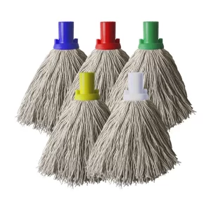 Twine Socket Mop – Heavy Duty Cleaning Mop (196g / 246g / 296g) | 4 Colours Available (1 x 10)