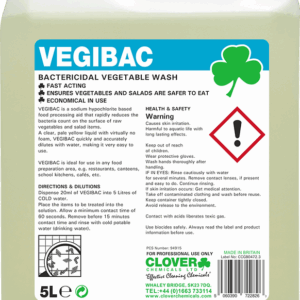 Vegibac Vegetable Wash 5L (2 x 5L)