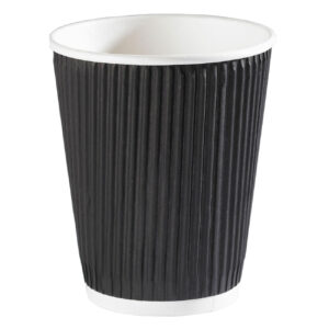 4oz Black Triple Layer Ripple Paper Cup 113ml (25 x 40)