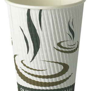 12oz Weave Triple Layer Ripple Paper Cup 340ml (20 x 25)