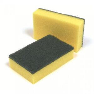Large Sponge Scouring Pads 24 x 14cm (1 x 10)