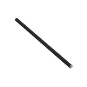 Black Paper Flexi Straw In Dispenser 195mm X 6mm (1x250)