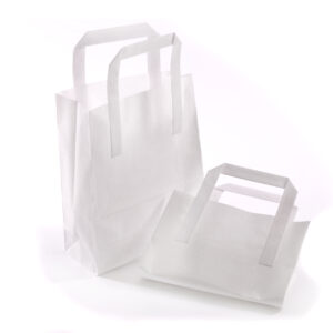 White Sos 7x10x8.5 Handle Bags 1x250