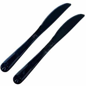 Black PS Reusable Knives (10 x 100)