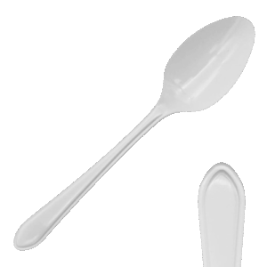 White PS Reusable Dessert Spoons (10 x 100)